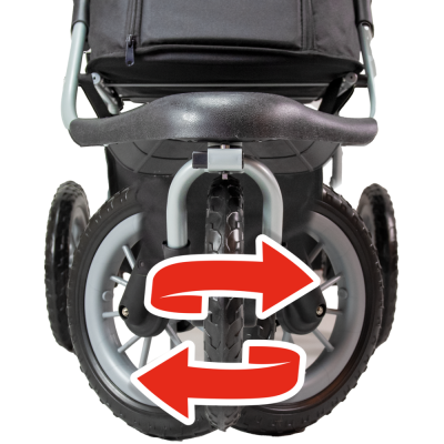 innopet-comfort-efa-eco-hundebuggy-grau-schwarz-vorderraeder