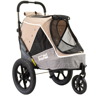 innopet-sporty-trailer-evolution-hundebuggy-seite-beige-grau