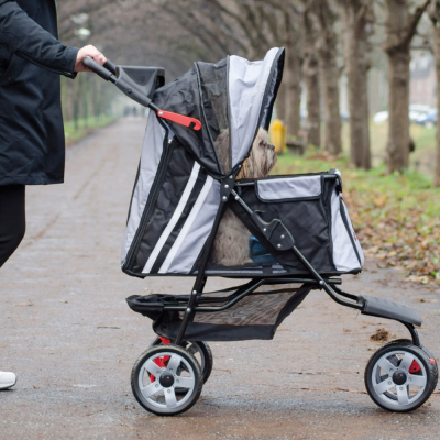 innopet-all-terrain-hundebuggy-silber-seitenansicht