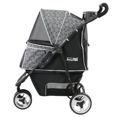 innopet-allure-onyx-hundebuggy-seitenansicht