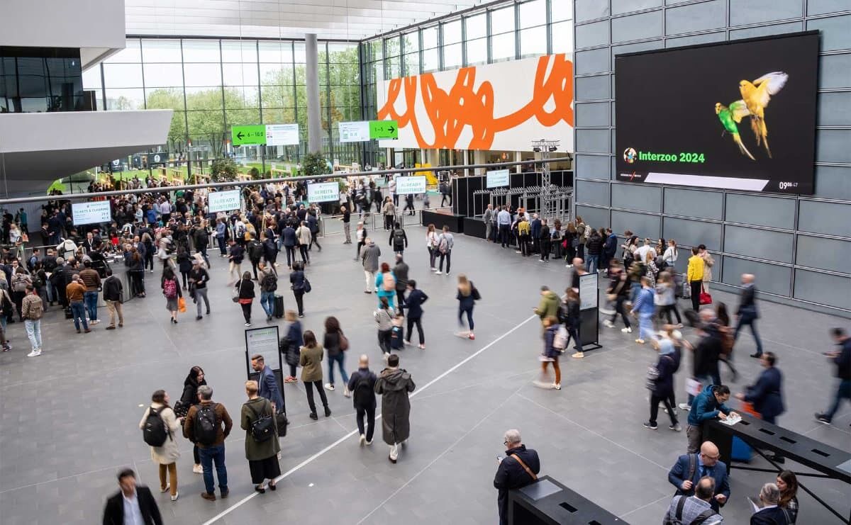 Die Weltleitmesse Interzoo 2024 konnte 37.000 Besucher aus 140 Ländern in Nürnberg begrüßen. // © WZF/ Geiger