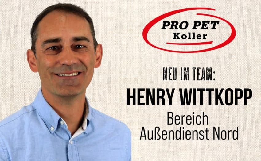 Henry Wittkopp unterstützt das Außendienst-Team von Pro Pet Koller im Bereich Nord. Bild: Henry Wittkopp/Pro Pet Koller