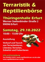 Terraristik &amp; Reptilienbörse Erfurt